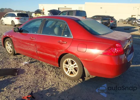 2007 Honda Accord 2.4 Ex из США, поврежденный, VIN 1HGCM568X7A188608